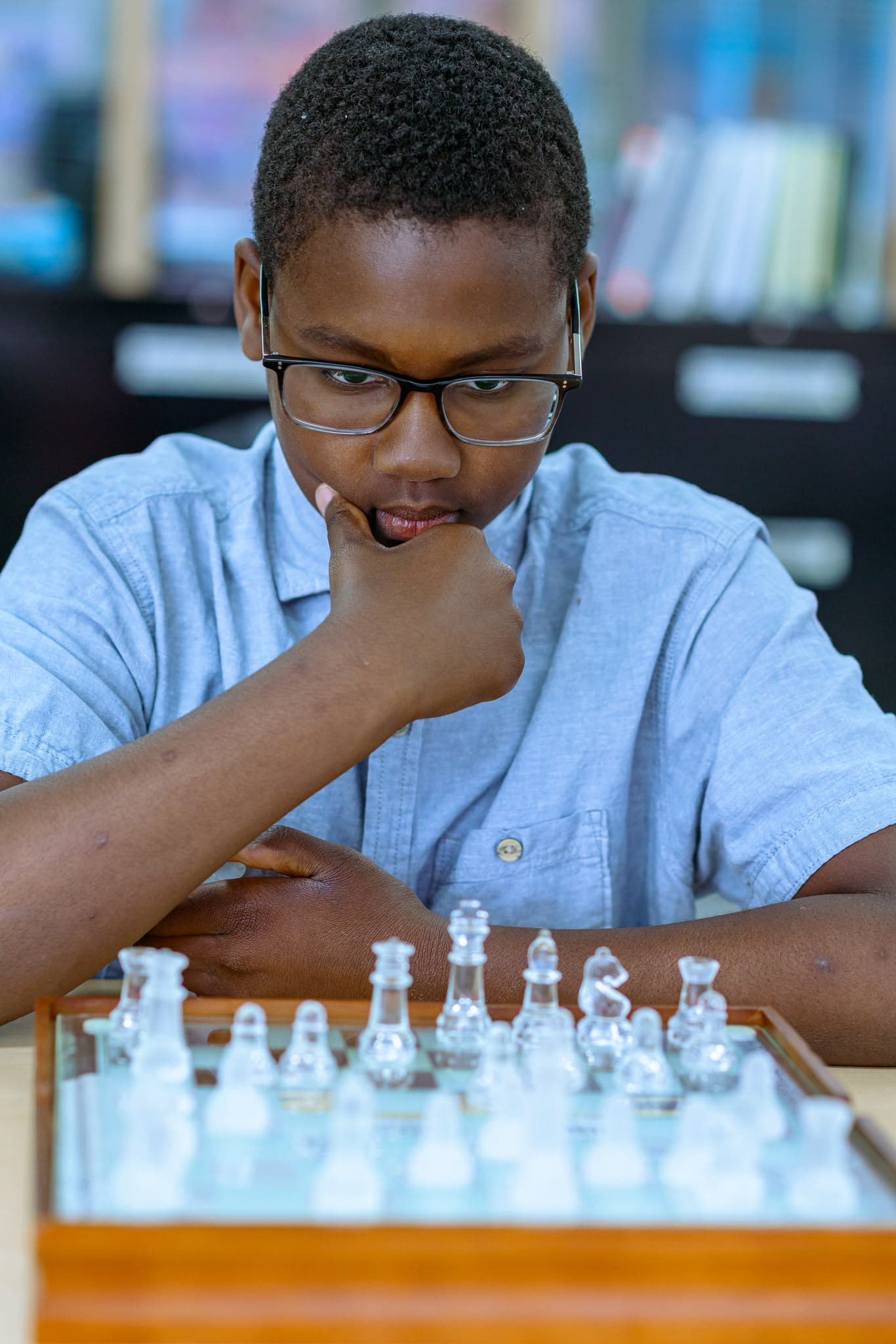 Young Minds Playing Chess