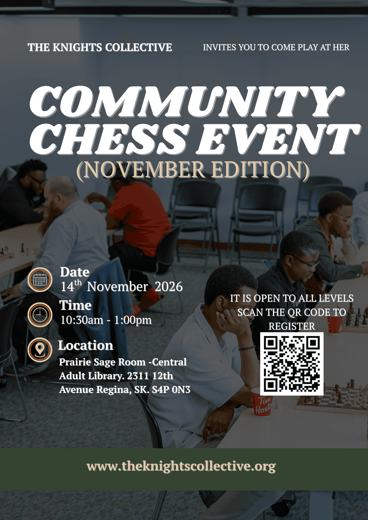 COMMUNITY CHESS EVENT (NOVEMBER EDITION)